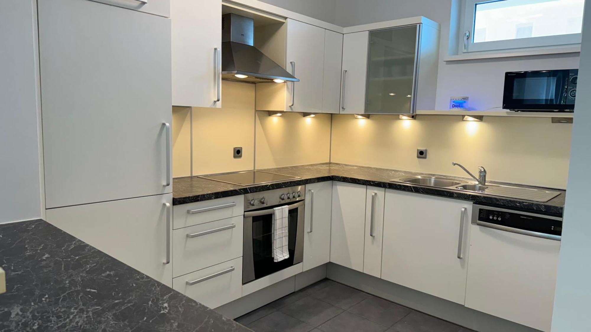 City Apartement Linz Fuer 5 Gaeste Mit Self-Checkin Und Kueche 외부 사진