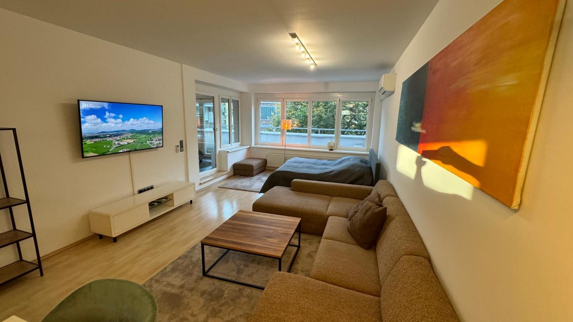 City Apartement Linz Fuer 5 Gaeste Mit Self-Checkin Und Kueche 외부 사진